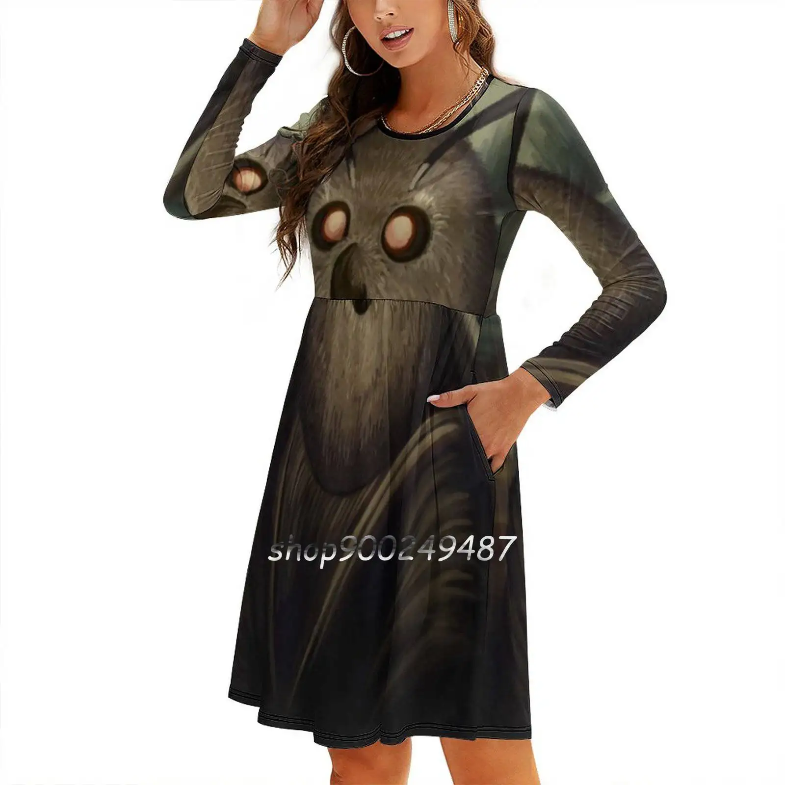 Платье-клеш Motha Lisa платье с квадратным вырезом элегантное женское модное принтом