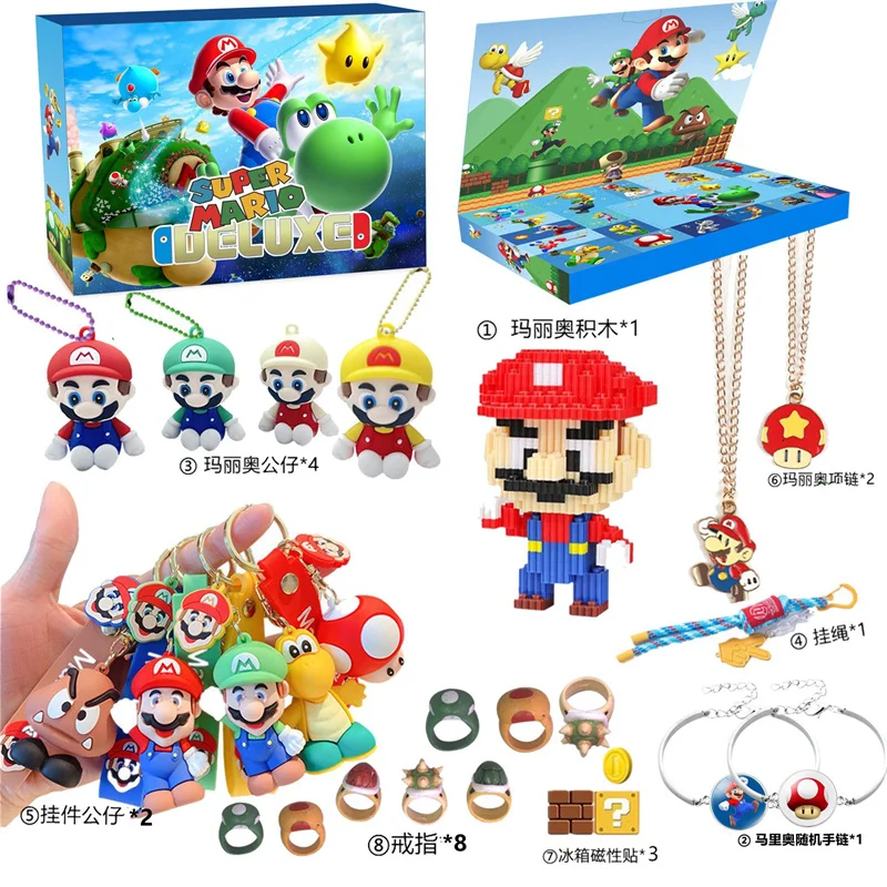 

24 шт., аниме-фигурки «Super Mario Bros»