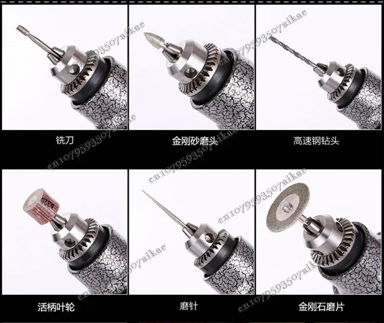 20 Вт мощный вращающийся инструмент аксессуары для Dremel электрический