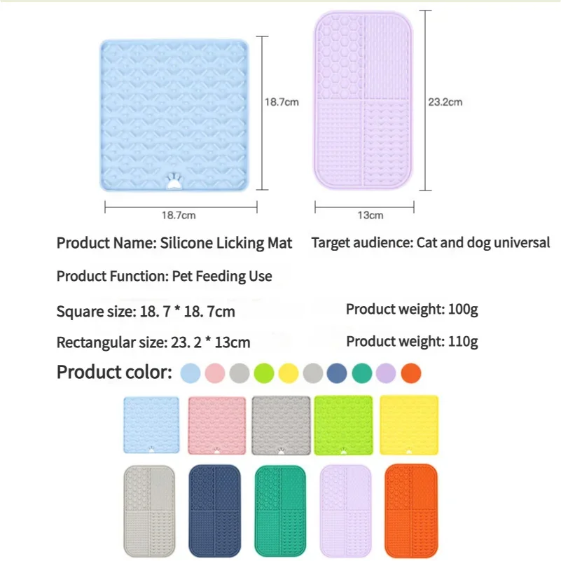Подставка для столовых приборов кошек коврик медленного кормления коврики