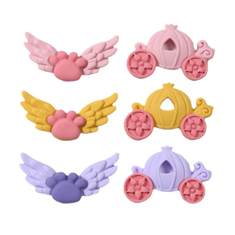 

Free Shipping 100pcs/lot New Cute Resin Mini Cartoon Flatback Resin DIY Wedding Hairpin Embellishments Accessories LSW208