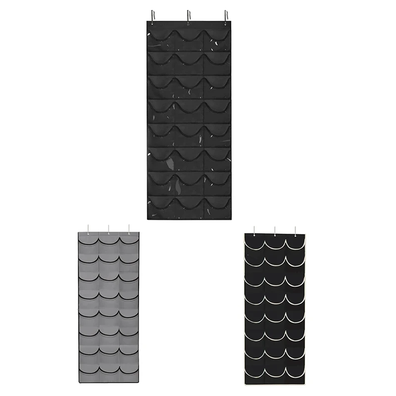 

24 Pockets Over The Door/Wall-Mounted Hat Storage Bag