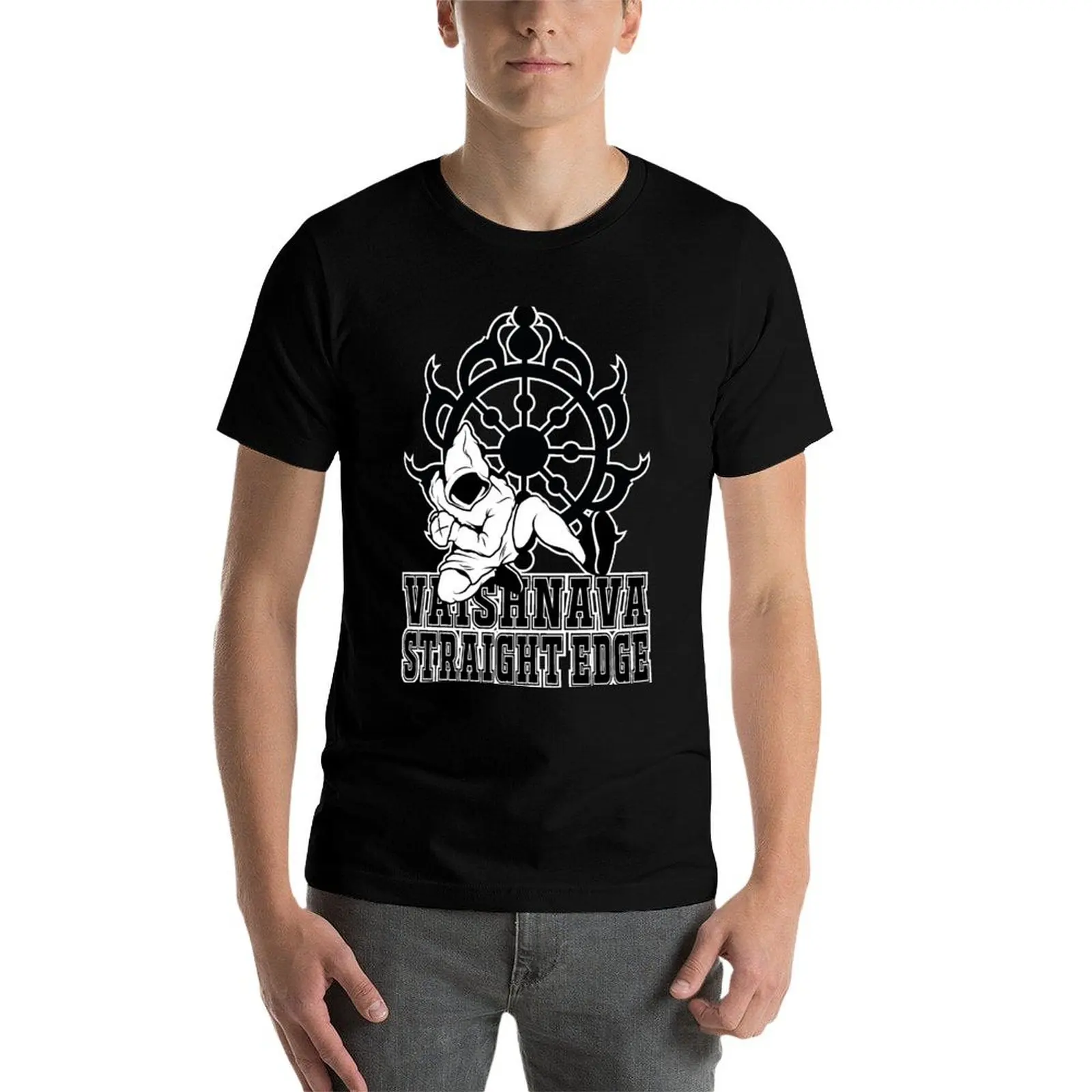 Фото Футболка Vaishnava Straight Edge из комфортной эластичной ткани №4
