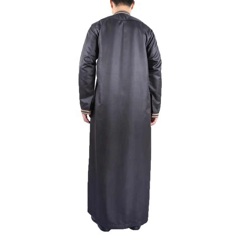 Islam Muslim Men Clothing Fashion Jubba Thobe Abaya Homme Musulman    Caftan Islamic Robes Saudi Arabia Pakistan Aman Dress Gift