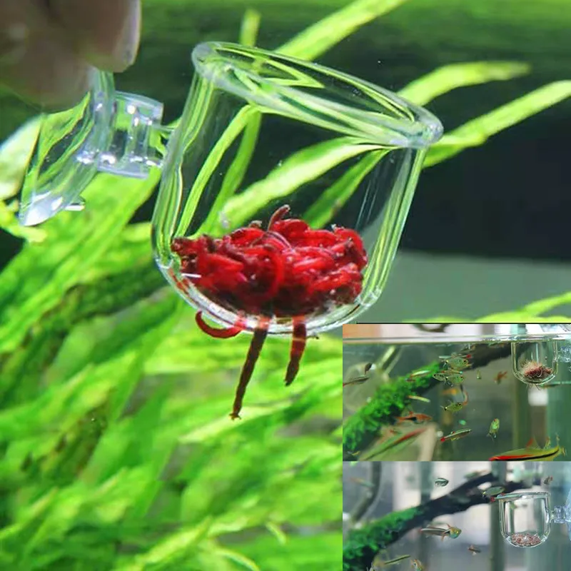 

Аквариумное украшение, подвесной аквариумный мини-хрустальный акриловый горшок, цилиндрическая чашка для посадки воды в горошек с фотоакс...