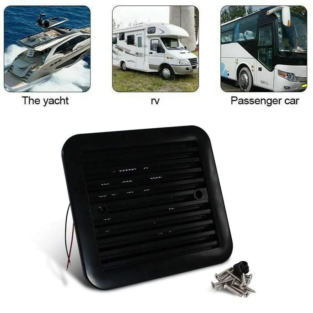 

Бесшумная боковая вентиляционная решетка автомобиля, однонаправленная модернизация, фургон, прицеп, охлаждение, вытяжной вентилятор RV