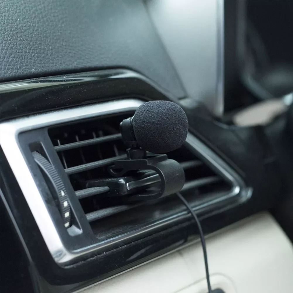 

3.5mm Mini Car Audio Microphone Mic Stereo Wired External Clip-on Microphone for PC Auto Car DVD Radio