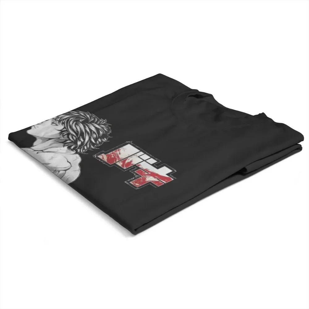 Летняя футболка Baki Hanma комикс крутая для сражений мужчин базовая Повседневная