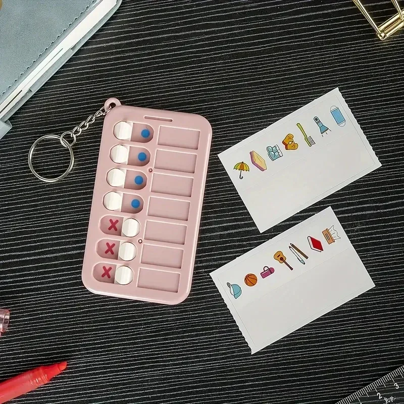 

Детский список самодисциплины, доска для заметок, ежедневник, список дел, корейские канцелярские принадлежности, съемная доска для планирования, брелок