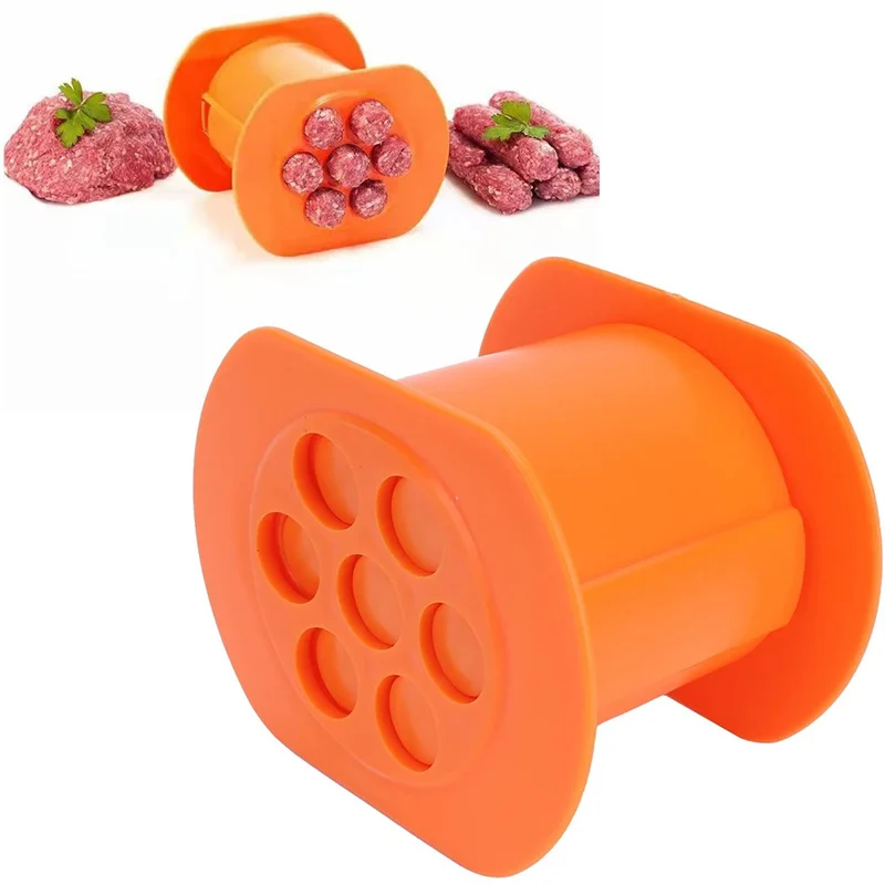 

Diy Handmade Hot Dog Maker One Press Gadgets Operated Meatballs Squeezer Meat Mincer Sausage Making Machine Gadget Tools