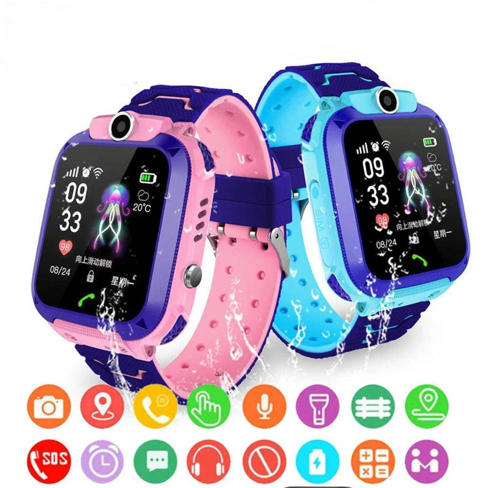 

Q12 Children Smart Watch SOS Phone Watch Smartwatch Kids With Sim Card Photo Waterproof IP67 A28 Q19 Gift For IOS Android Z5S W5