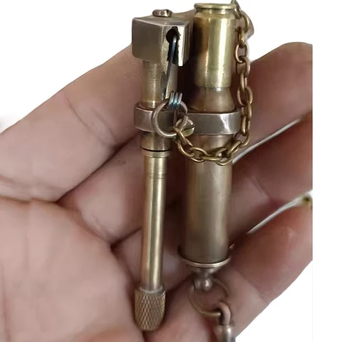 Матовая латунная зажигалка