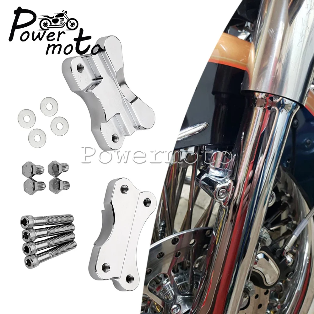 

Переднее крыло, распорка, релокатор, комплект кронштейнов для Harley Softail Fat Boy Deluxe Heritage Classic, модель колеса 21 дюйм 1986-2017