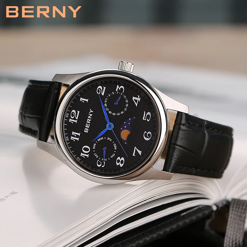 Couple Quartz Watch Waterproof Genuine Leather Strap Day Date Calendar Watches Пара смотреть Reloj de pareja Valentine's Day