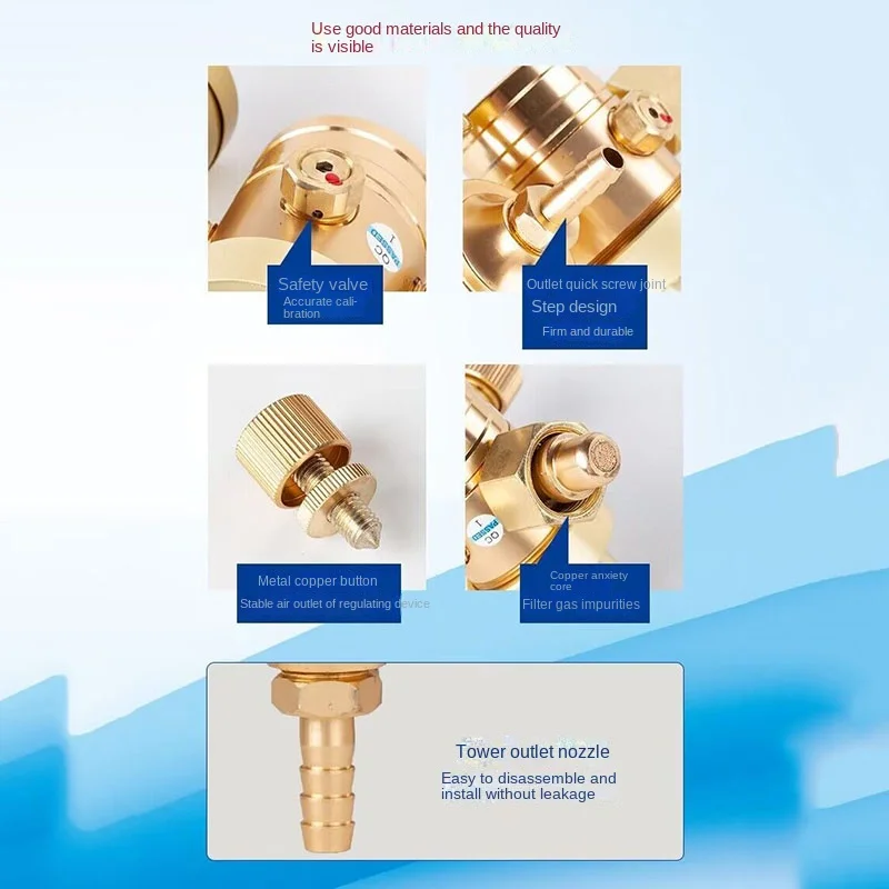 Аргоновый дуговой сварочный газовый счетчик AR168 аргона энергосберегающий