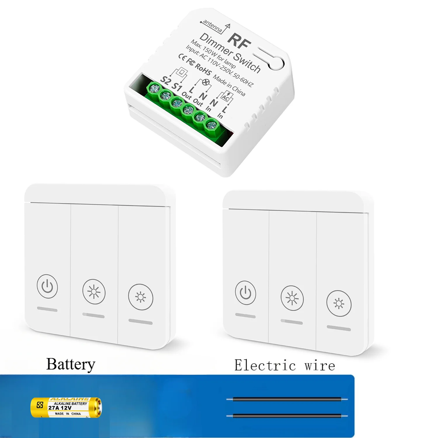 

Беспроводной диммер WenQia AC110V 220V