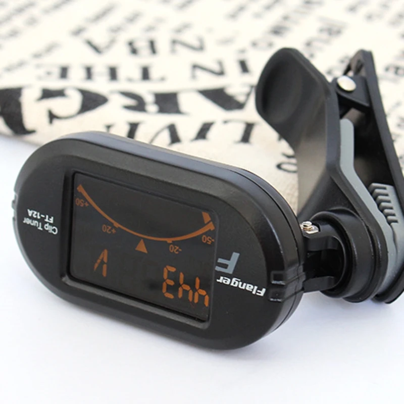 

Удобный зажим-тюнер, музыкальный студийный ЖК-тюнер для гитары, бас-укулеле, скрипки, подарок для гитары N58B