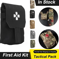 tactical molle first aid kit bag edc medical pouch survival emergency tool bag waist pack outdoor military camping hunting pouch