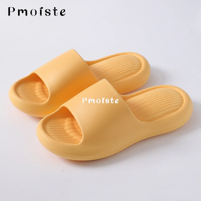 Thicken Soft Platform Shoes for Home 2023 Breathable Wear-resistant EVA Slippers Indoor Bathroom Unisex Non-slip Slippers