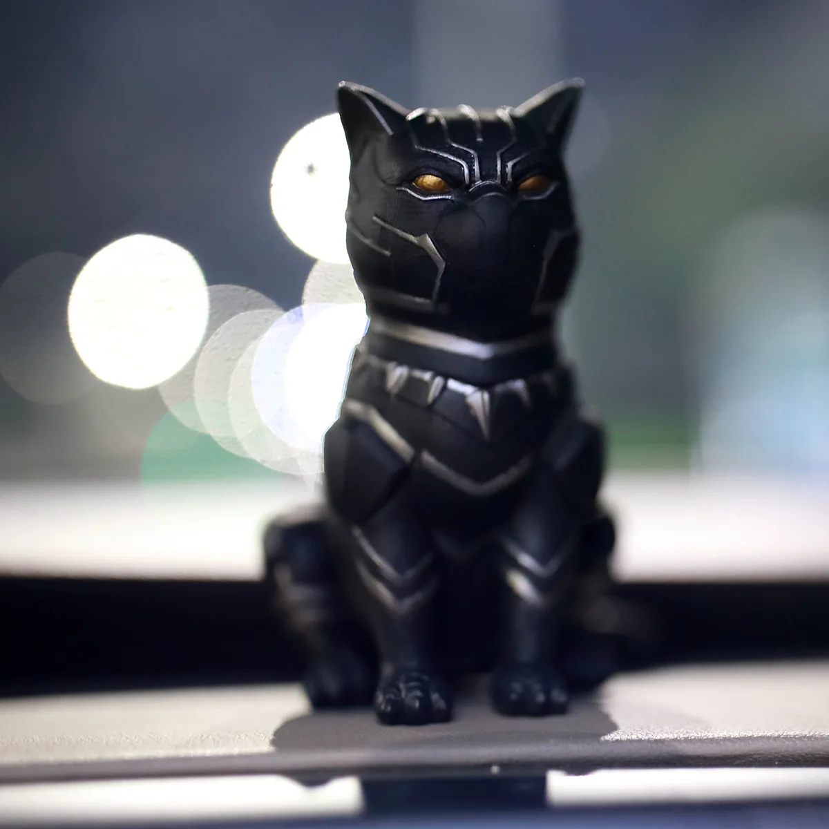 Marvel legends Deadpool Dog Black Panther Cat Toys Wilson Decoration Car Ornament Interior Kawayi Decoration Anime Action Gift images - 6