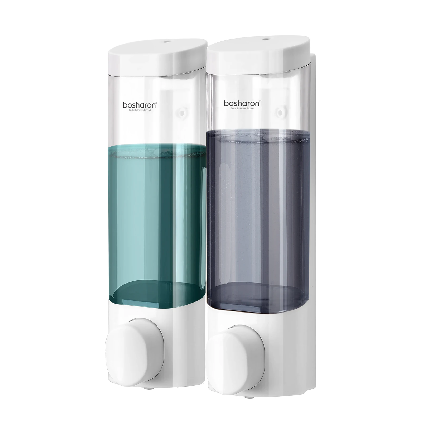 

BOSHARON Двойной дозатор жидкого мыла 300 мл серебристый