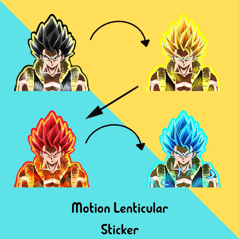 

Gogeta Motion Sticker DBS Anime Stickers Waterproof Decals