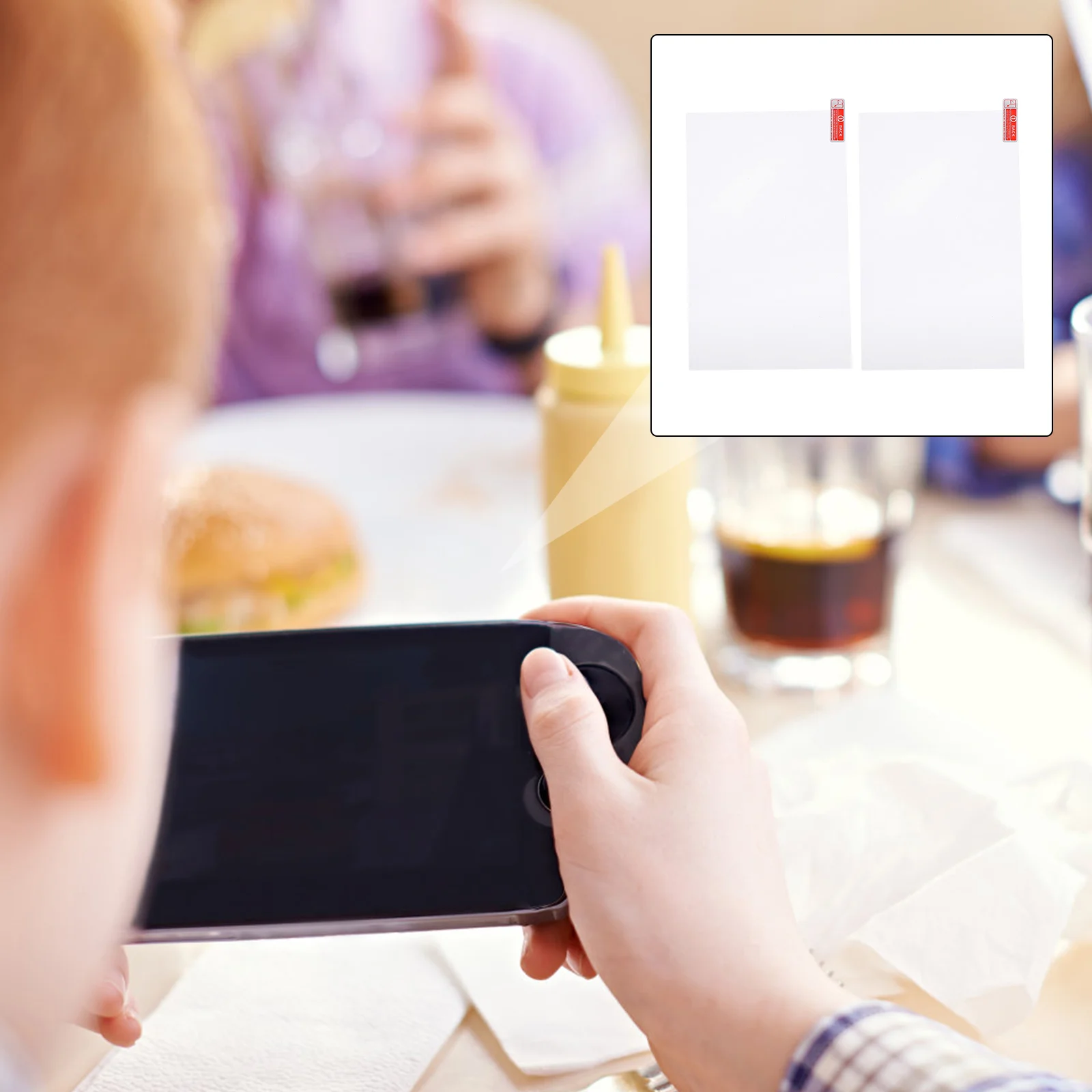 

2Pcs Game Console Screen Protector Tempered Glass Film Compatible For Steam Deck