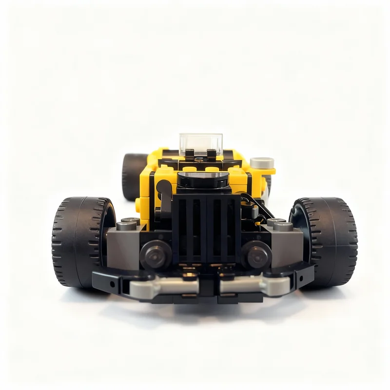 Фото 168 деталей MOC City Champions T-Bucket Hot Rod Модель игрушки Конструктор Архитектурный набор Рождественский подарок Арт-идея из кирпичиков Образовательный DIY №4