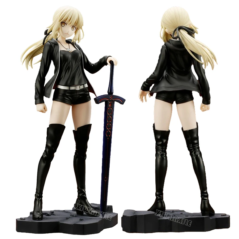 

23cm Saber Altria Pendragon Sexy Anime Figure Fate/Grand Order Action Figure Saber Alter Casual Wear Figurine Model Doll Toys