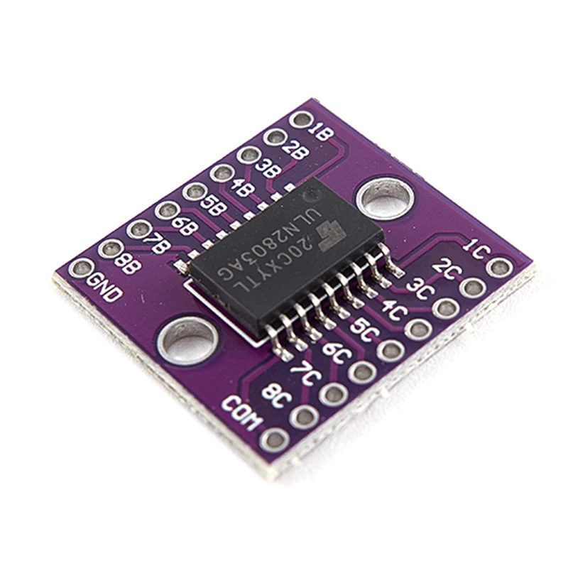 Модуль драйвера транзисторов ULN2803A DARLINGTON с высоким выдерживаемым напряжением и