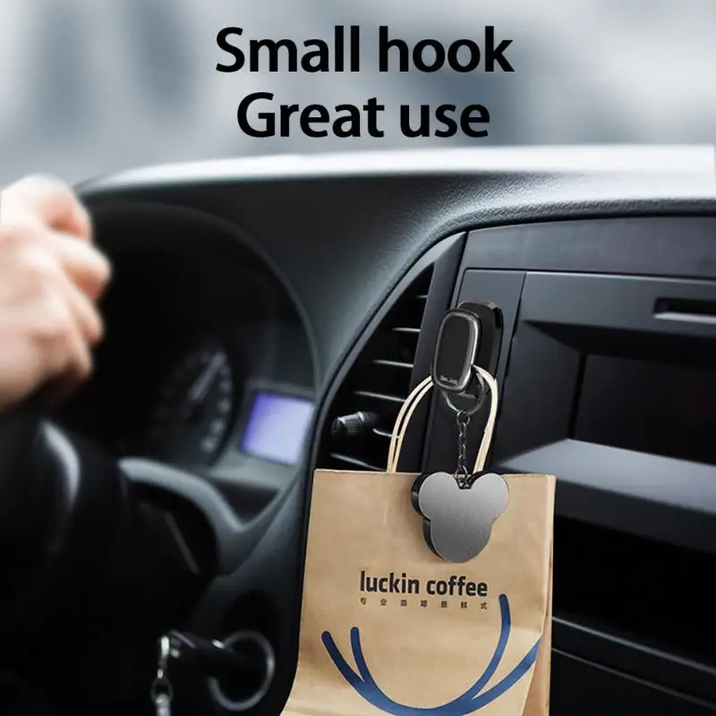 

Car Hook Holder Multi-functional Mini Hooks Creative Home Sticky Hook Car Supplies Auto Interior Organizer Accessories