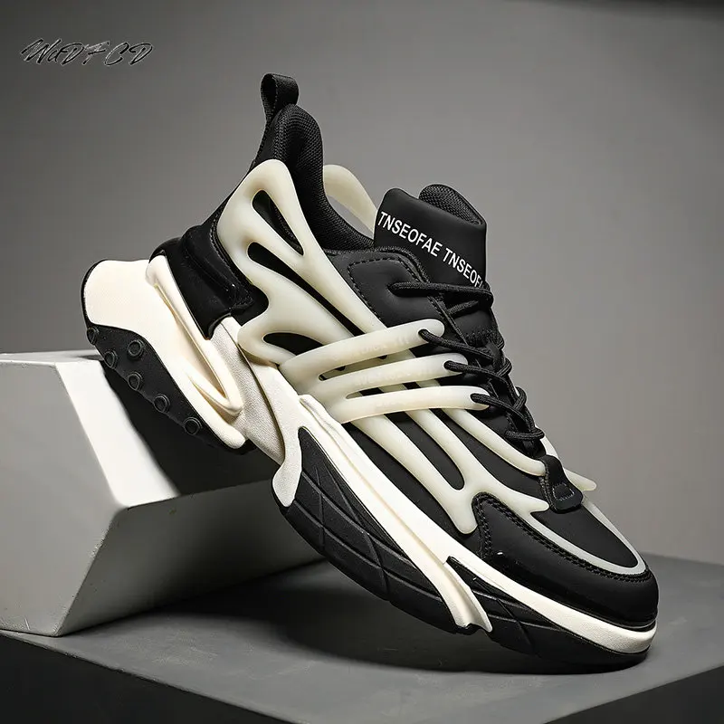 

Mens Womens Luxury Chunky Sneakers Fashion Casual Secondary Leather Cowhide Mesh Breathable Height Increased Flat Platform Shoes
