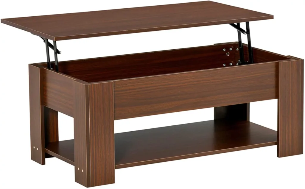 

. Подъемный журнальный столик и подъемная настольная коричневая мебель чайный столик журнальный столик для гостиной