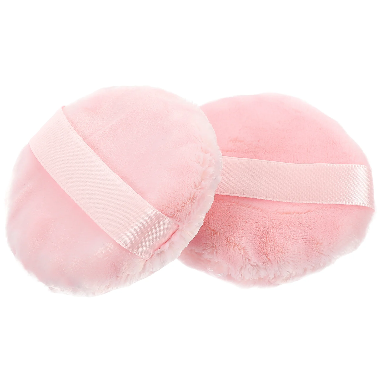 

2 Pcs Applicator Sponges Makeup Blender Powder Puffs Women Triangle Foundation Beauty Ribbon