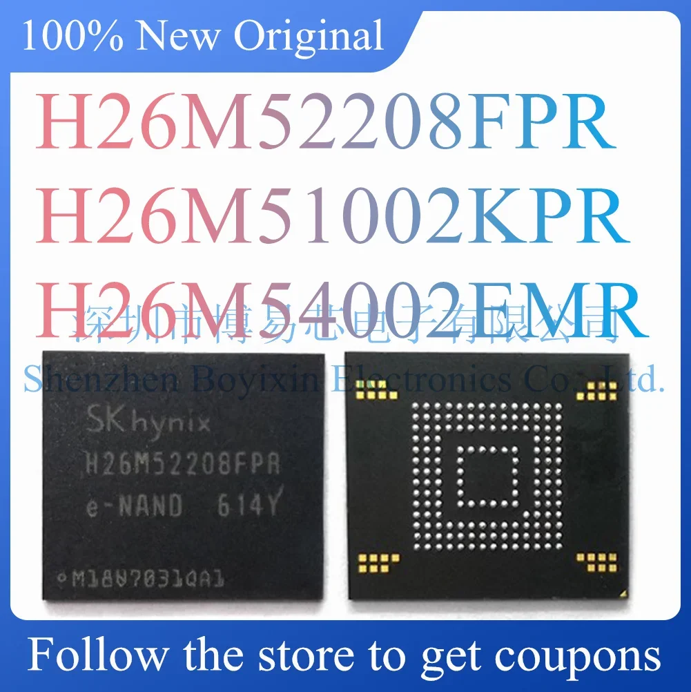 НОВАЯ H26M52208FPR H26M51002KPR H26M54002EMR Оригинальная и оригинальная память.