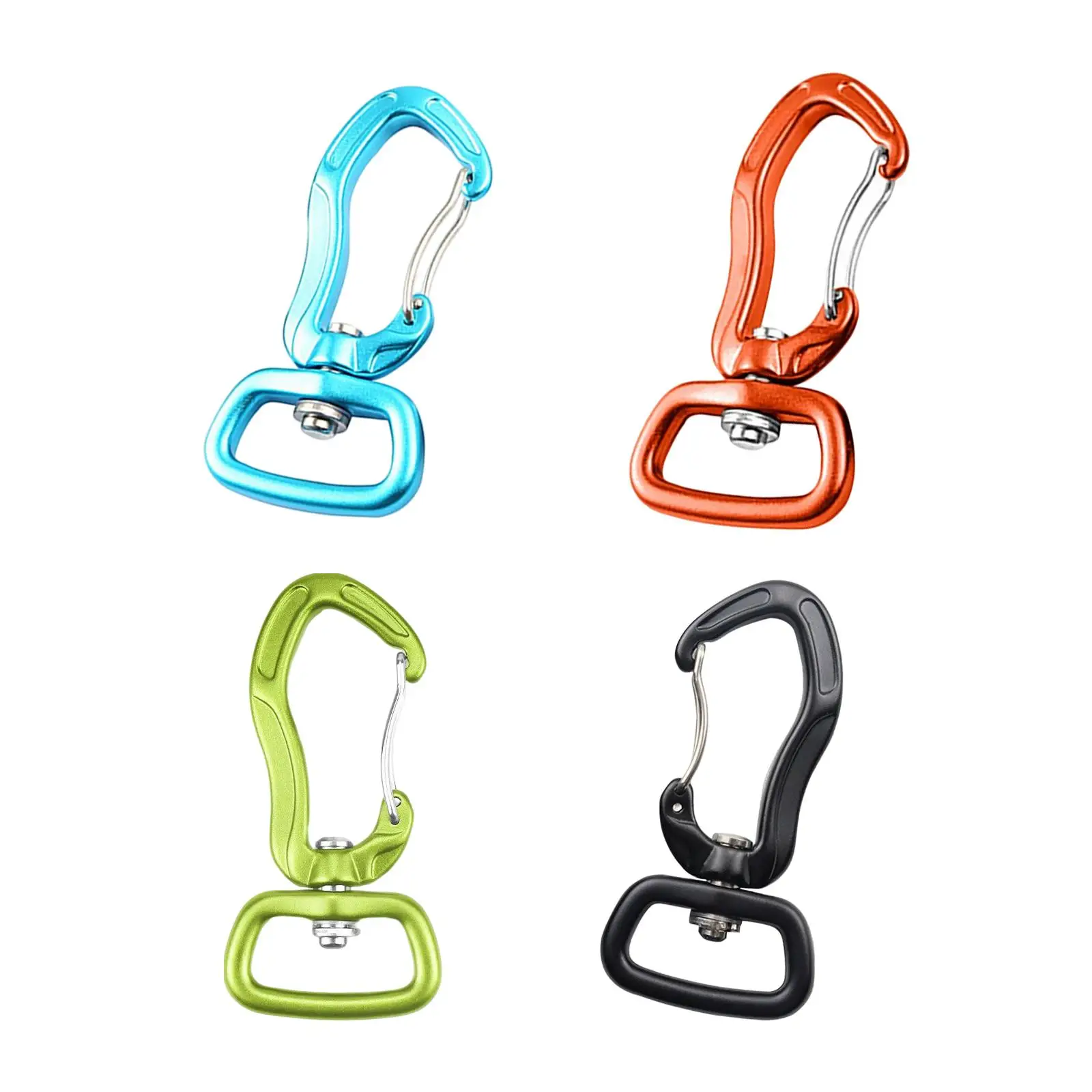 

Heavy Duty Swivel Carabiner with Swivel Ring Multi Functional Locking Carabiner Clip for Outdoor Key Pets Leash Climbing Hiking