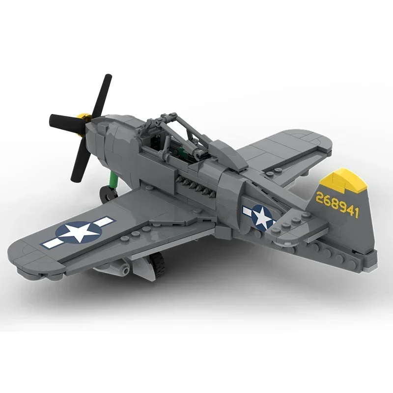 Moc строительные кирпичи военная модель P-63 King Cobra Bomber Technology модульные блоки
