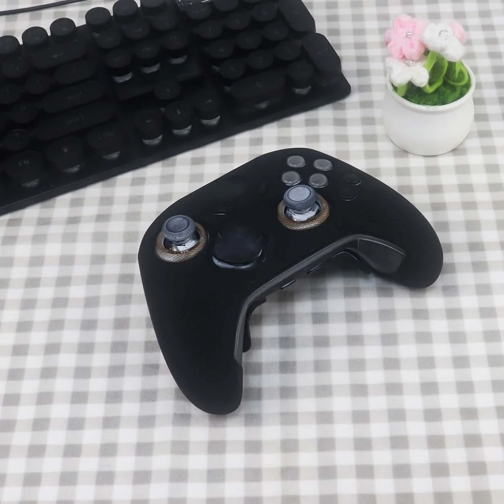Фото Противоскользящий чехол для игрового контроллера FLYDIGI Vader 5 Pro, силиконовый чехол, противоударная защита, устойчивые к поту аксессуары №3