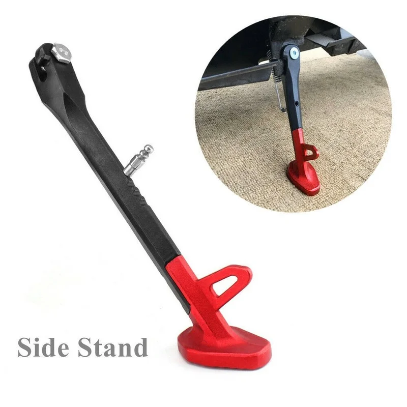 

250MM Universal Motorcycle Side Stand Leg Kickstand Supporter CNC Aluminum Alloy