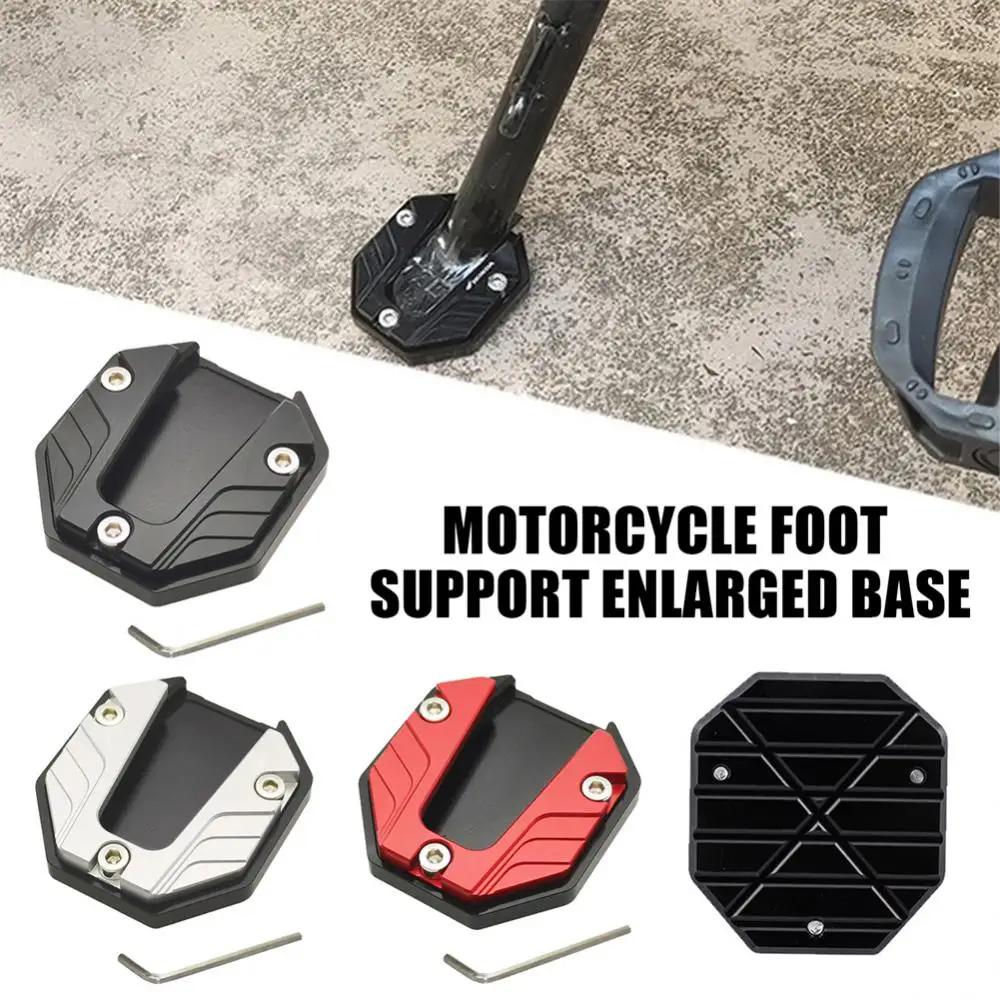 

Universal Motorcycle Bikes Kickstand Extender Foot Side Stand Extension Foot Pad Support Plate Motorcycle Kickstand Accessories