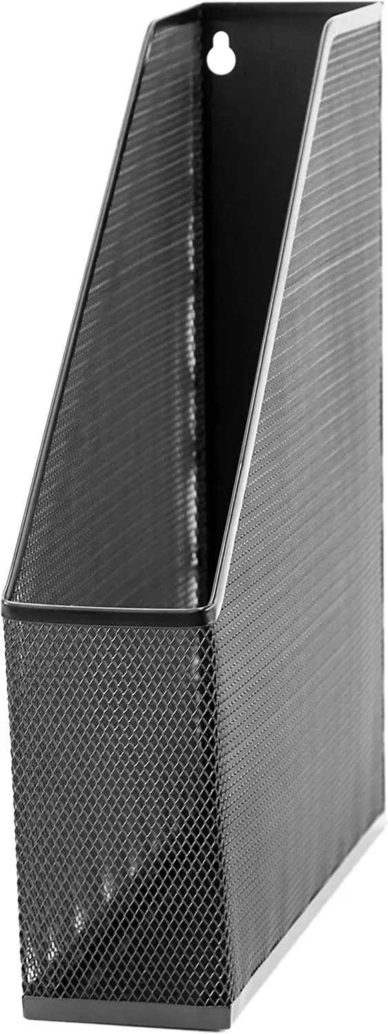 

2023 NEW Magazine File Holder Mesh Steel 31 7 cm x 24 9 cm x 7 6 cm black