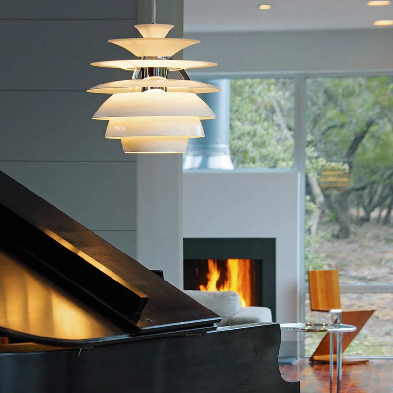 

Modern Creative Snowball E27 Pendant Lamps Nordic pinecone Hanging Light Restaurant Coffee Hotel Indoor Decor Lighting Fixtures