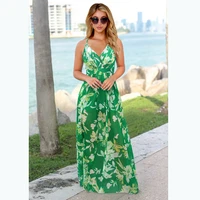 summer dress bohemian floral print long skirt womens large size boho maxi dress female holiday sundress party dresses vestidos