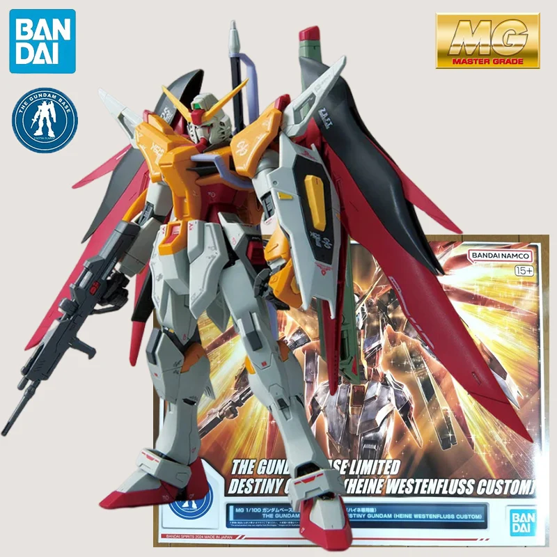 В наличии BANDAI THE GUNDAM BASE LIMITED DESTINY GUNDAN (HEINE WESTENFLUSS CUSTOM) Аниме экшн-фигурки Gundam Сборная