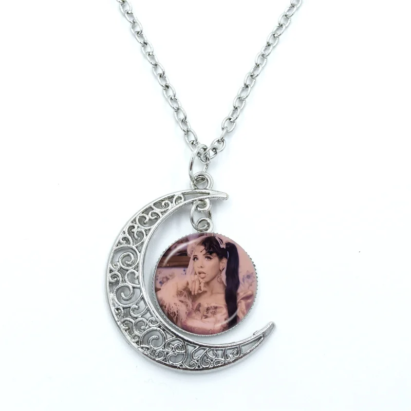 Мелини Мартинез фея девушка Y2K искусственное полумесяц ожерелье эффектные