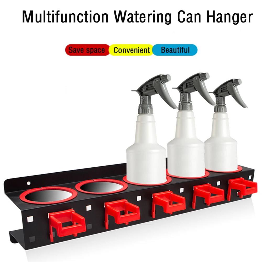 

Spray Bottle Organizer Rack Abrasive Material Hanging Rail Car Beauty Shop Accessory Display Tools Rangement Hanger