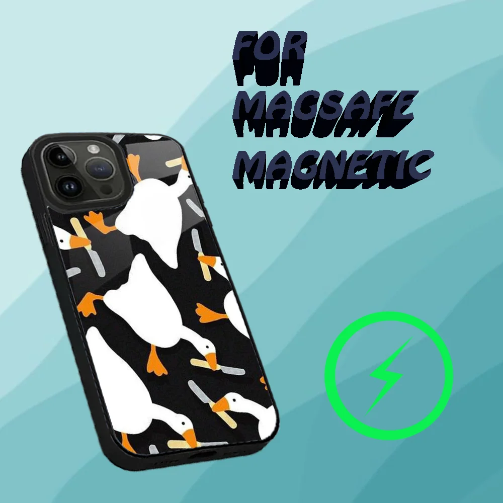 U-образный игровой чехол для телефона G-Goose iPhone 16 15 14 13 12 11 Plus Pro Max Mini Magsafe магнитная