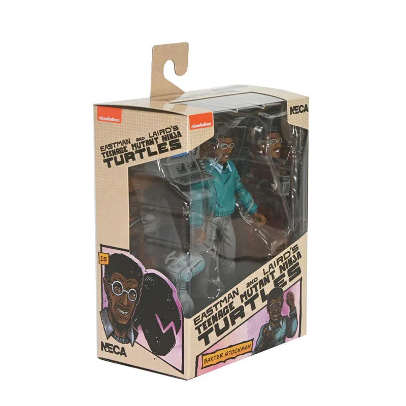 Фото 100% оригинальная фигурка NECA 54349, игрушки-подростки, черепахи ниндзя, Baxter Stockman Eastman и Laird's персонажи, модель действия №4
