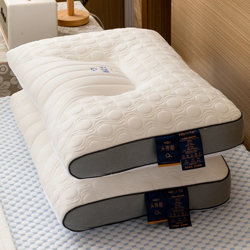 

Big Latex Soft Neck Pillow Body Sleep Side Sleeper Ergonomic Pillow Baby Bed Lumbar Massage Almohadas Dormir Home Textile WK50ZT