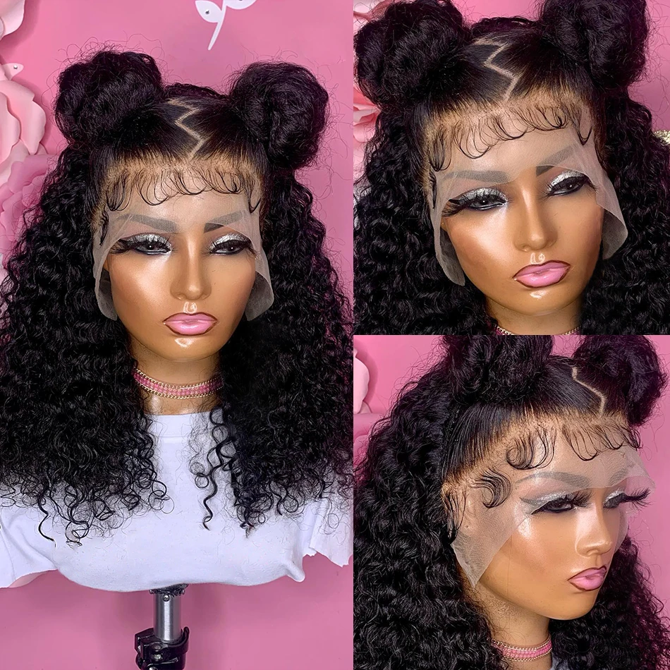 Короткий парик вьющиеся человеческие волосы Джерри парики для женщин